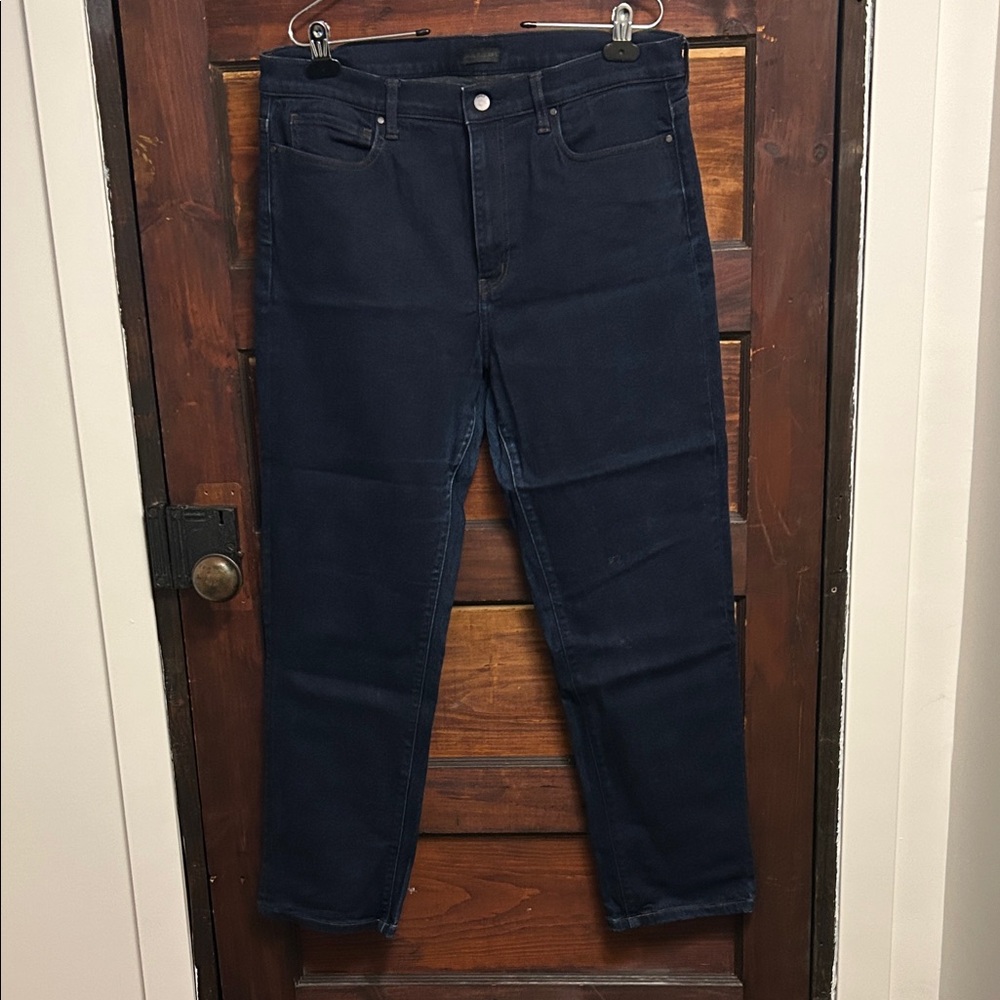 Uniqlo HeatTech Indigo wash high rise women’s Jeans size 32X31